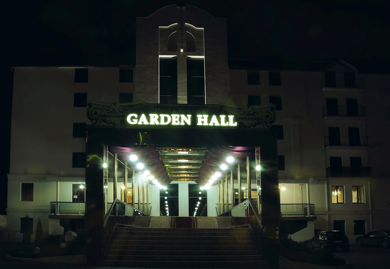 Garden Hall · Exterior